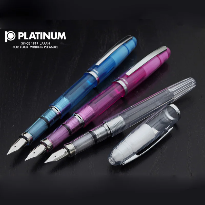 Original Platinum Ink Pen Transparents Crystal Stainless Steel Nib