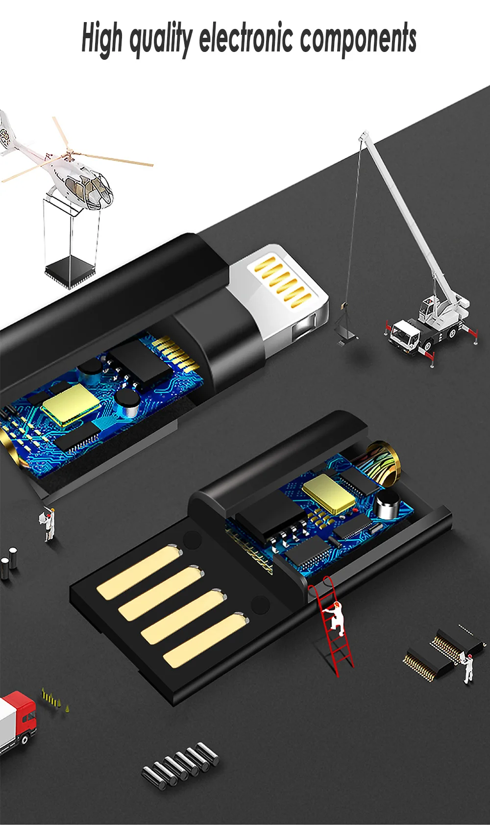 Спортивные зарядное устройство-браслет проволоки для iPhone X 7 8 плюс творческий для запястья; с USB Кабель зарядного устройства для samsung S8 quick