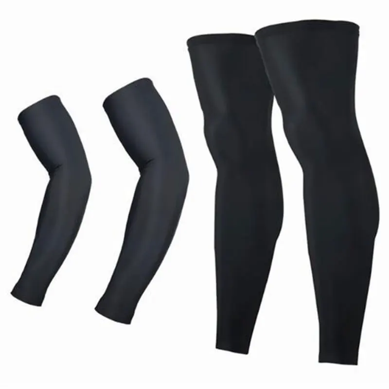 

Compression UV Protection Armwarmer Bike Cycling Bicycle Riding Arm Sleeves Covers Men Women Running Fitness Arm Leg Warmers Set