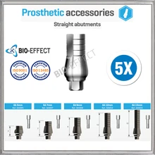 5x прямые титановые абатменты(винты в комплекте) для внутренней шестигранной системы Зубные имплантаты, высшее качество Сертифицированный бренд, био-эффект