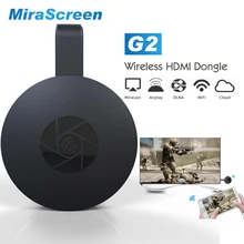 MiraScreen G2 беспроводной ТВ-ключ 1080P HD 2,4G HDMI медиа тв-ключ Поддержка Airplay Play и plug