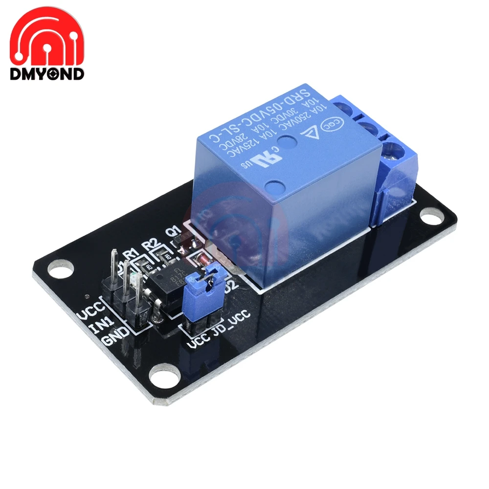 

5V1 5V Relay Module 1 Channel For Arduino Relay Interface Board For MCU PIC AVR DSP ARM SCM Household Appliance Control Module