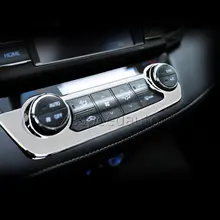 For TOYOTA RAV4 2013 17 font b Interior b font Middle Console frame Cover Trim 1pcs
