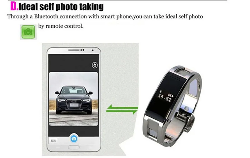 Bounabay Smart Спорт Многофункциональный браслет часы для женщин дамы Bluetooth