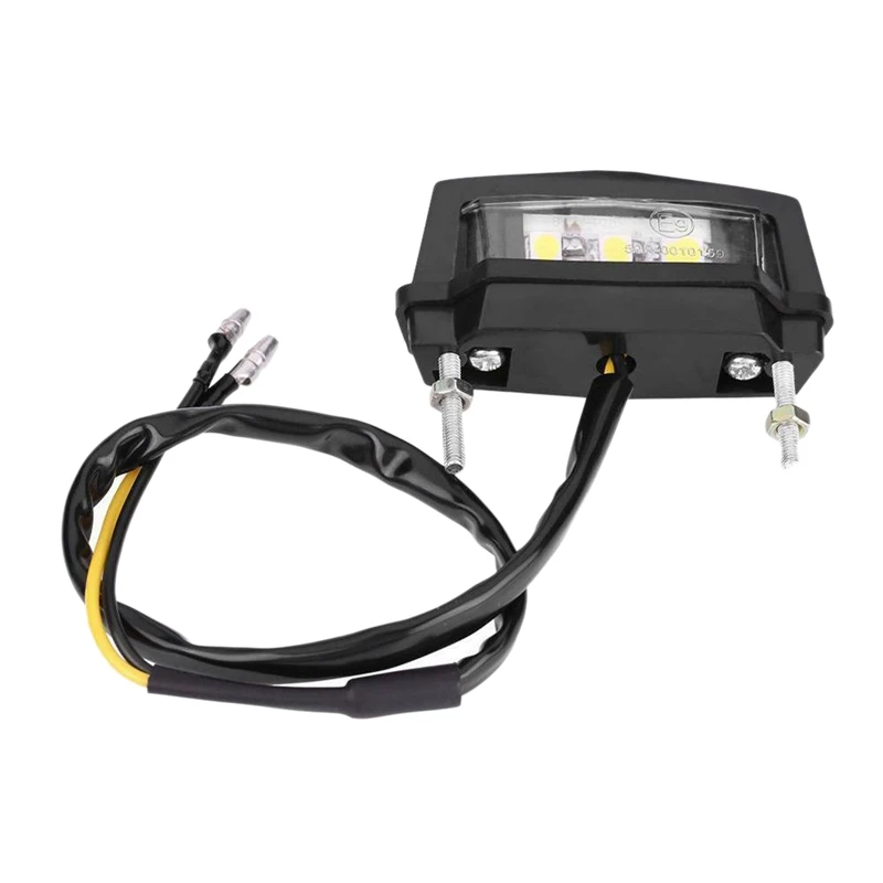 

Motorcycle 3 Led Rear Tail Plate Brake Light Mini Motorcycle License Plate Light