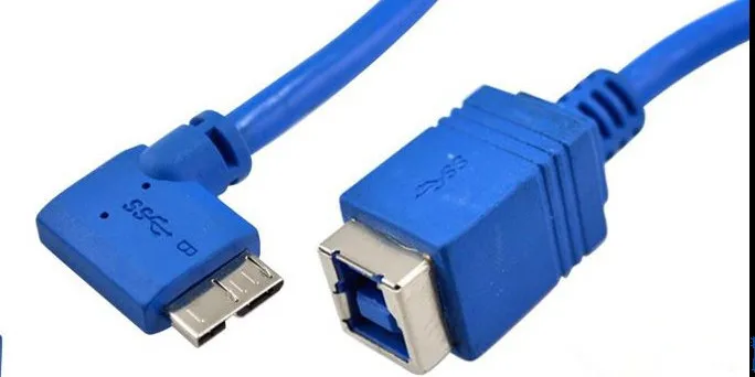 Кабель USB 3 0 MICRO Мужской Локоть к B bus кабель 30 см|Соединители| |