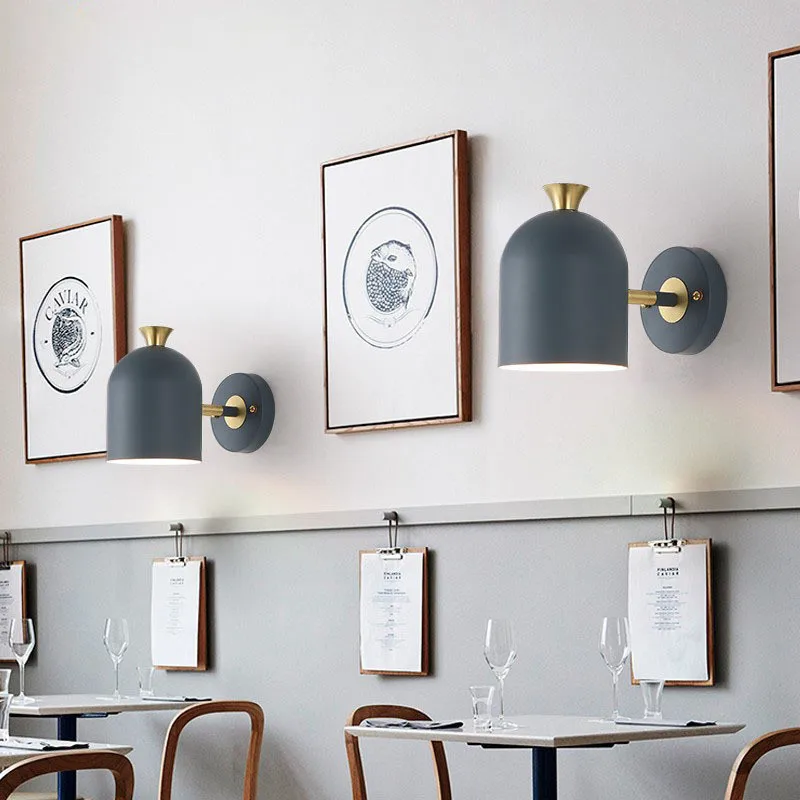  Nordic Wall Lamp Simple Corridor Wall Light Hotel Golden Background Wall Scoces Creative LED Lamp Y - 33050319091