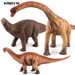 Wigrow 33 см Динозавр мир парк Brachiosaurus пластиковые динозавры игрушки динозавр модель фигурки героев мальчики игрушки Рождественский подарок
