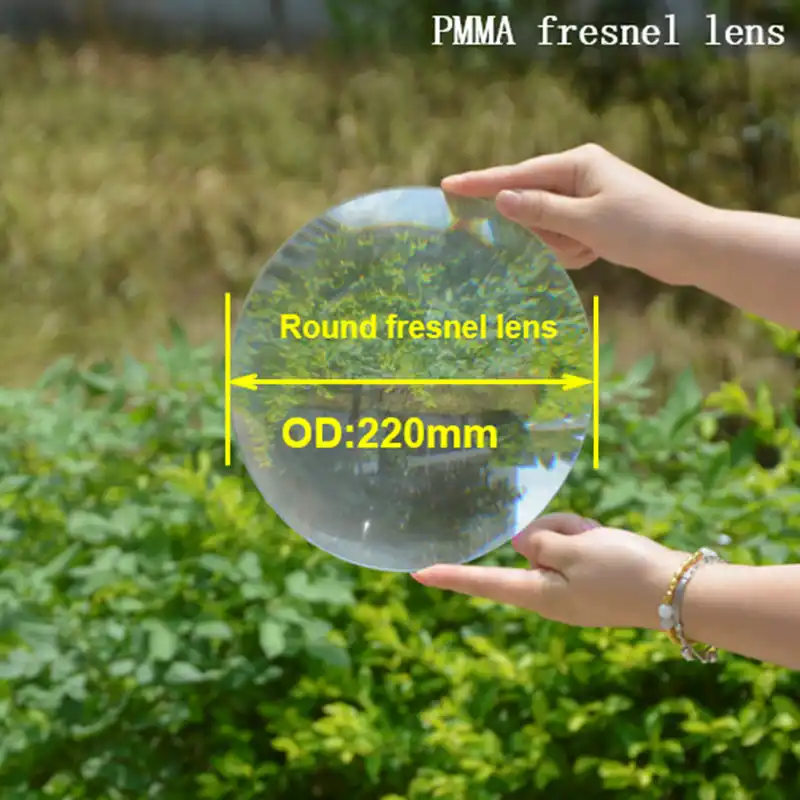 Diâmetro Da Lente Fresnel 220mm Espessura 2mm Imprimir uma lupa, energia  Solar condensador rodada lente fresnel PMMA|lens diameter|focal  lengthfresnel lens - AliExpress