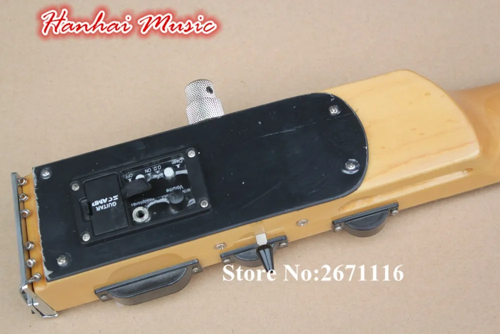 Горячая Sale 6 String Электрогитара для Путешествий Палисандр Гриф 3 Открытые Пикапы