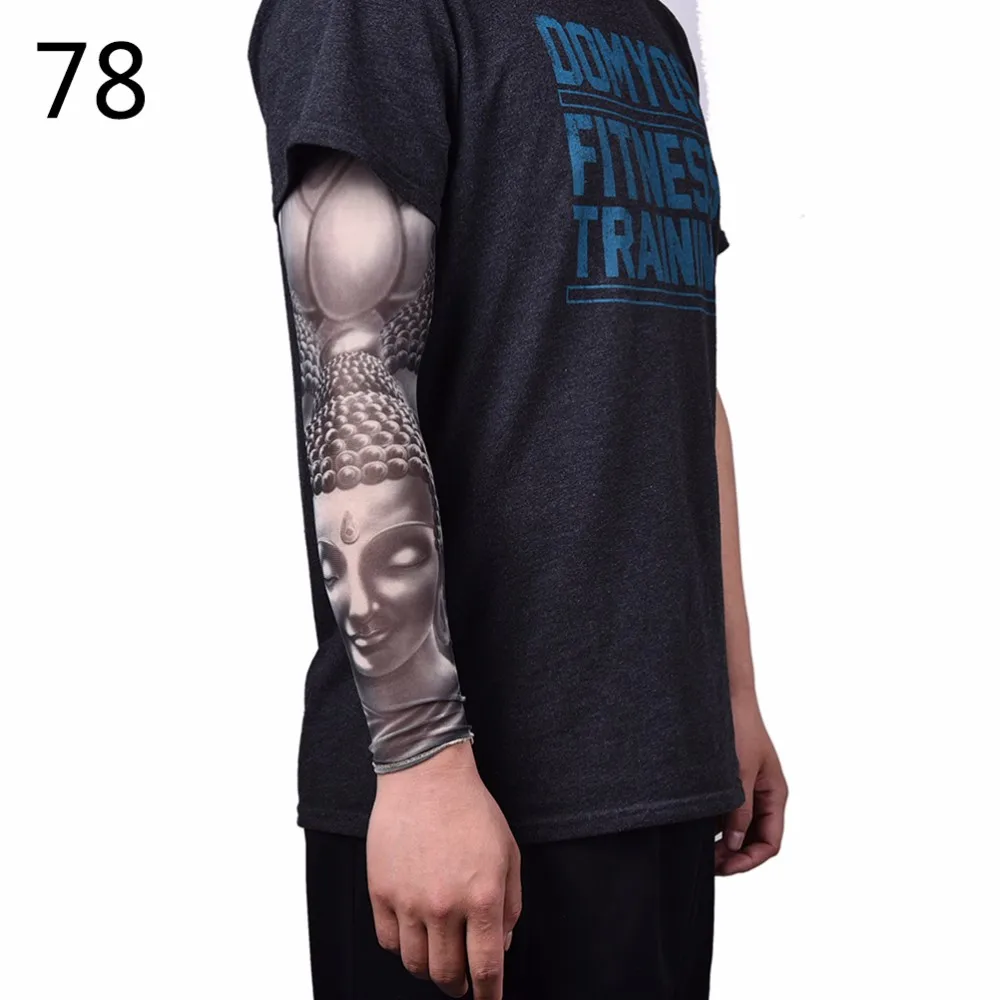 Шт. 1 шт. нейлон тату для рук чулки для женщин Arm эластичные поддельные теплые Временная крышка татуировки рукава для мужчин Н