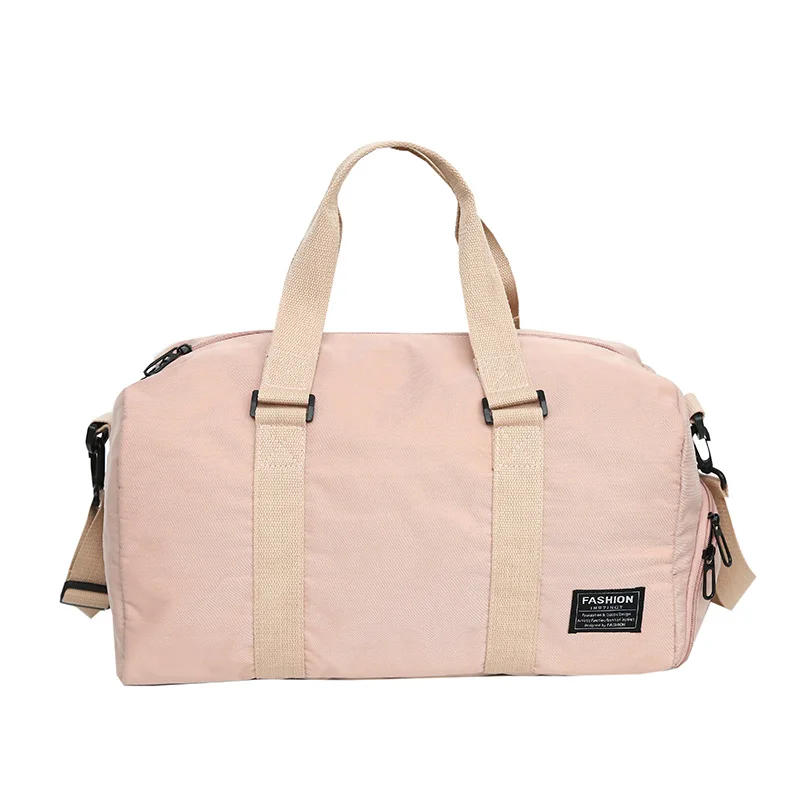 

New Practical Belt Shoe Travel Bag Casual Large Capacity Sports Bag Short-distance Hand Luggage Canvas Waterproof Shoulder Bag