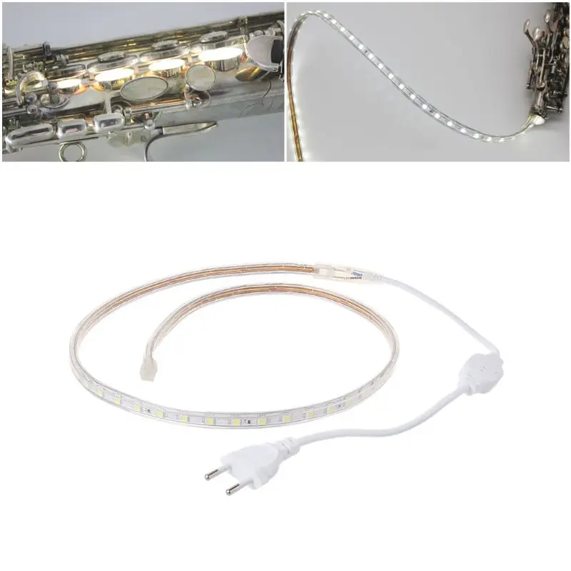 

6W 220V Saxophone Flute Clarinet LED Leak Detection Wind Instrument Repair Tool