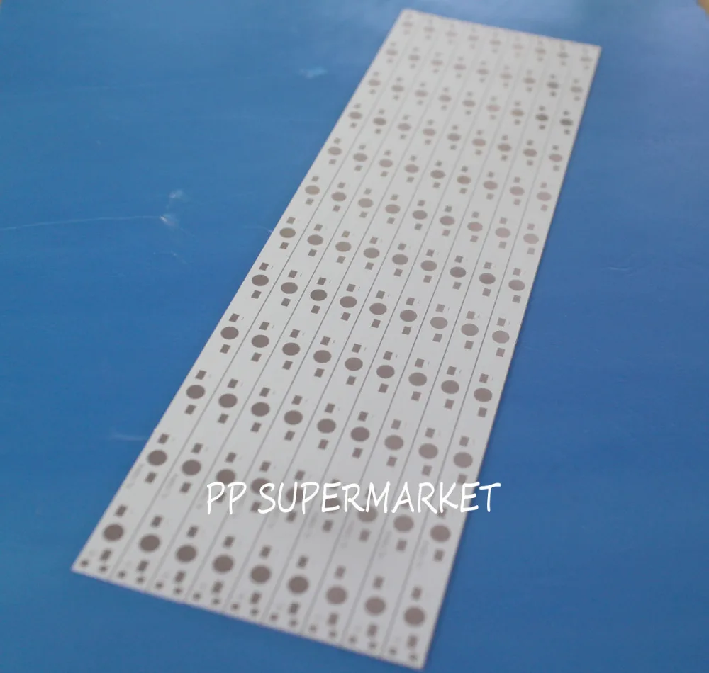 

1pcs 30CM x 1CM Aluminium PCB Circuit Board for 12 x 1w,3w,5w LED in Series
