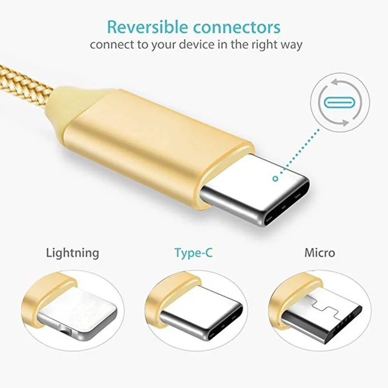 Кабель с разъемом типа C 5 в 2 4 А для быстрой зарядки USB Type c кабель Samsung S10 S9 S8 Кабели