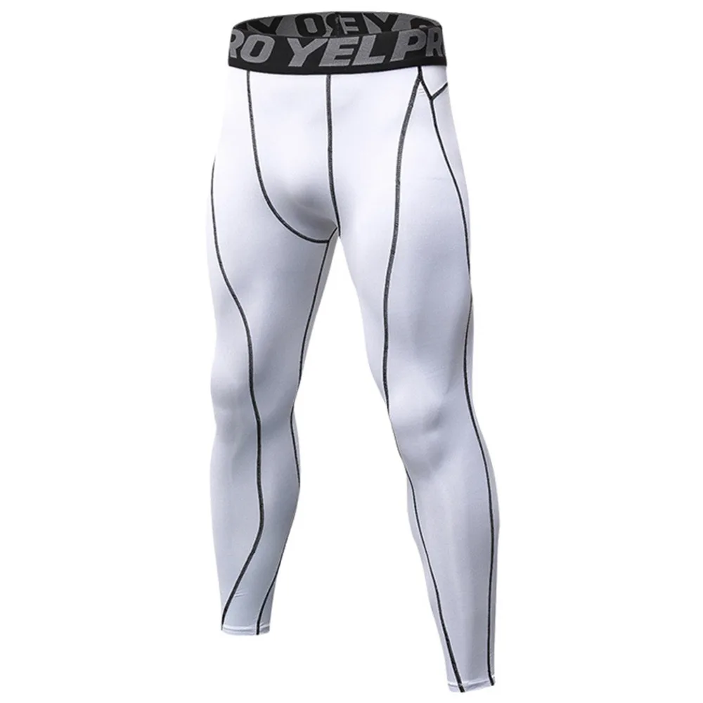 Мужские спортивные штаны Outto, леггинсы для бега, фитнеса, компрессионная одежда# B1060