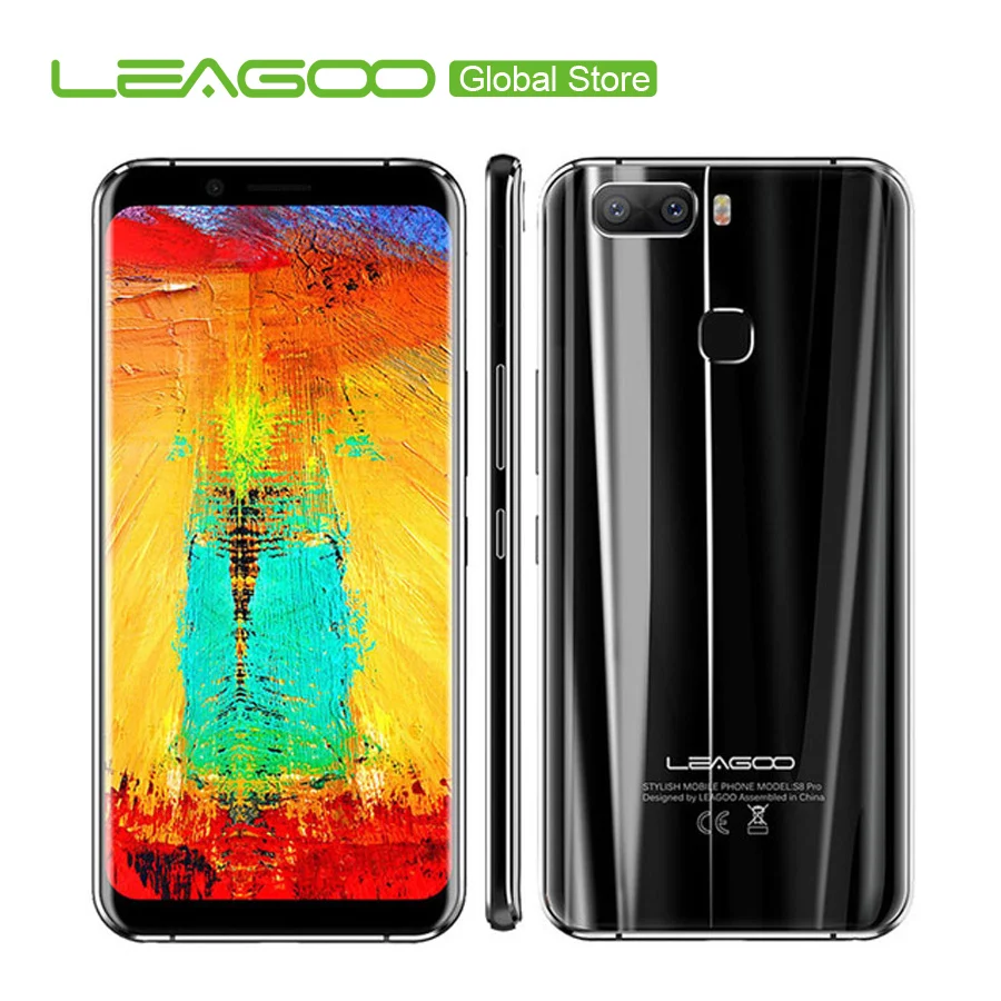 LEAGOO S8 Pro мобильный телефон 5 99 дюйма 18:9 андроид 7 0 MTK6757 Восьмиядерный 6 ГБ