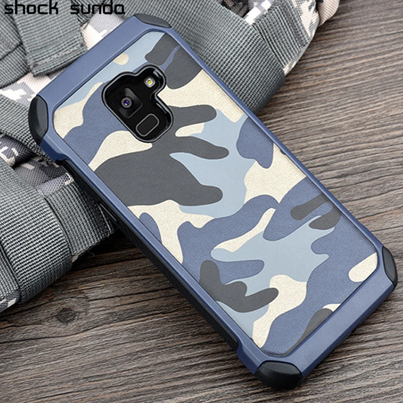 

Camouflage Pattern Phone Case for Samsung Galaxy a8 2018 Case Silicone leather cas pour samsung galaxy a8 plus 2018 dropshipping