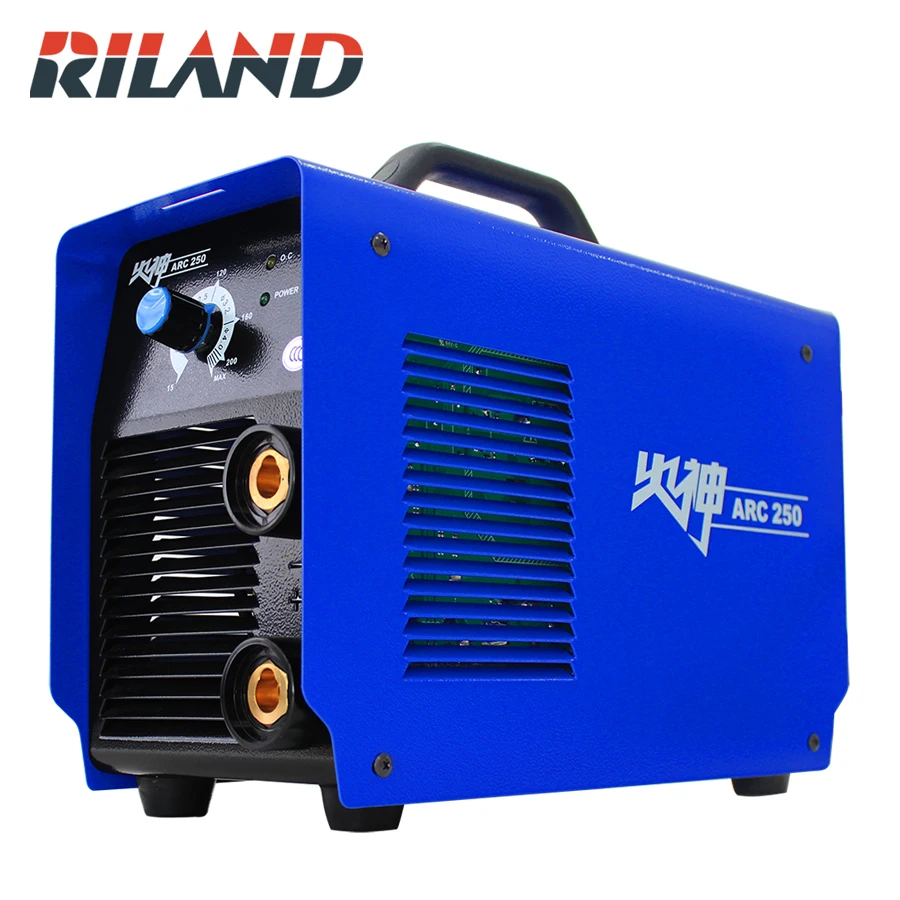 RILAND ARC250 MMA 220V однофазный сварочный аппарат 200AMP автоматический припой инвертор Arc Tig Mig портативный