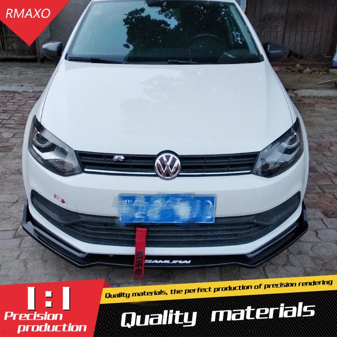 Для Volkswagen POLO Body kit спойлер- поло DC ABS задний спойлер передний бампер диффузор защитные бамперы