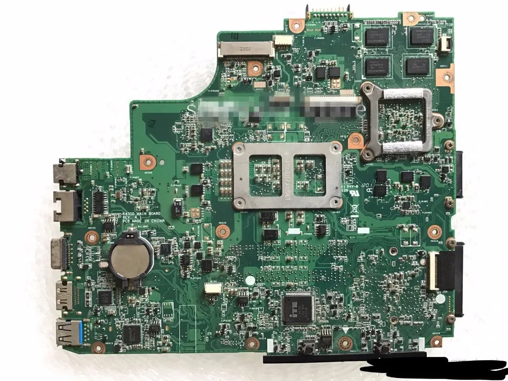K43SD материнская плата для ноутбука ASUS K43E A43E mianboard REV: 4 1 тест 100%|Материнские платы| |