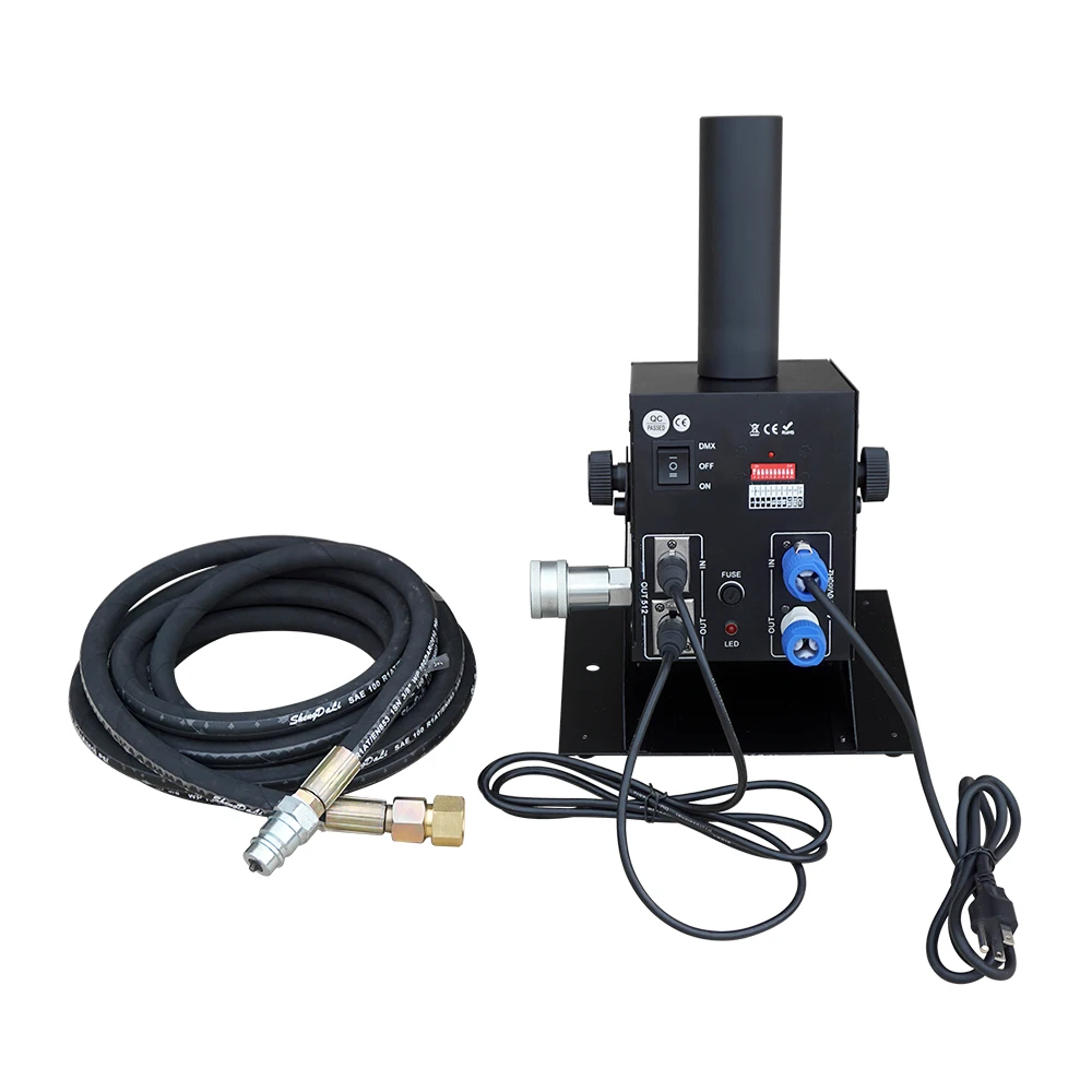 200W CO2 Jet Machine with 6m Gas Hose DMX Control for Party Disco DJ