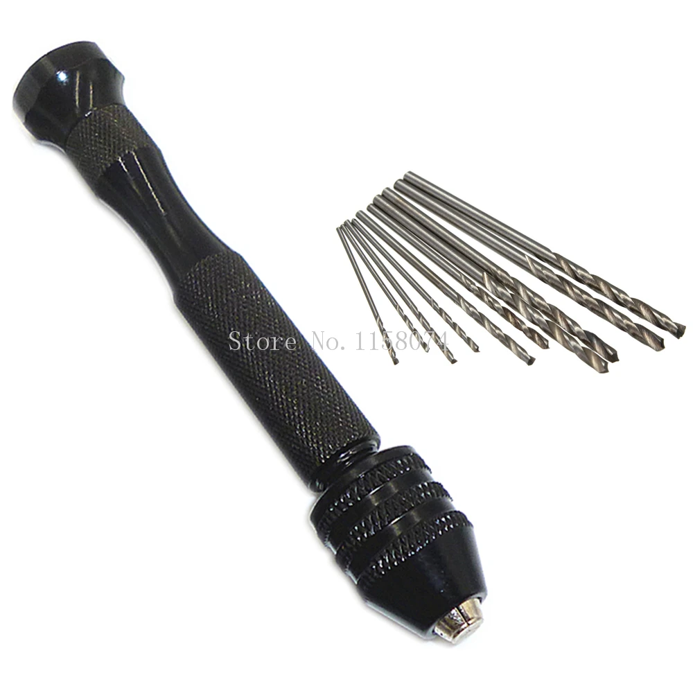 Buy Mini Pin Vise Aluminium Alloy Hand Push Drills