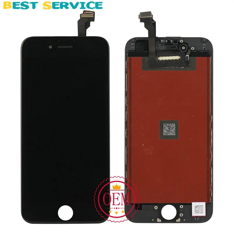 

100% New For iPhone 6 LCD Display + Touch Screen Digitizer +Bezel Frame +LCD Foam + Camera Ring+ Sensor Ring+Tools Free Shipping