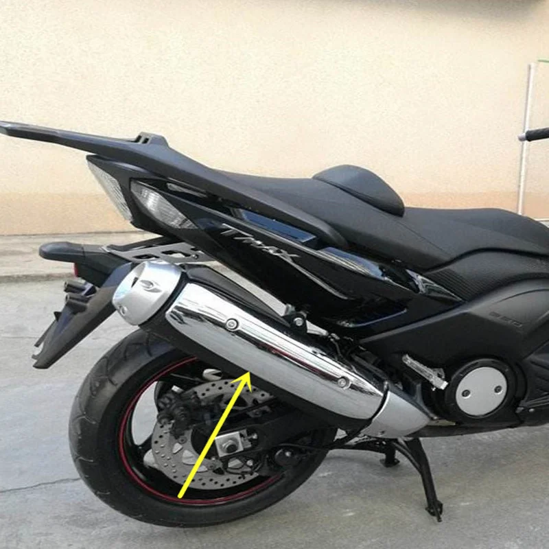 Для YAMAHA TMAX500/TMAX530 2011- мотоцикл круиз скутер хромирование глушитель выхлопных изоляционная крышка