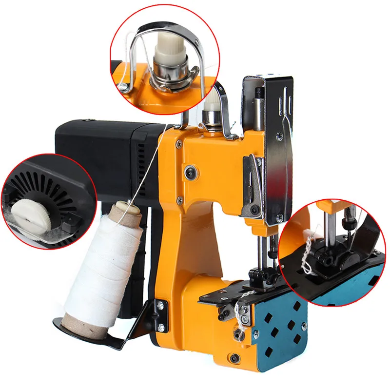 

220V Portable Electric Sewing Machine Sealing Machines Kit for Home Textile Industrial Portable Bag Closer Stitching Machine