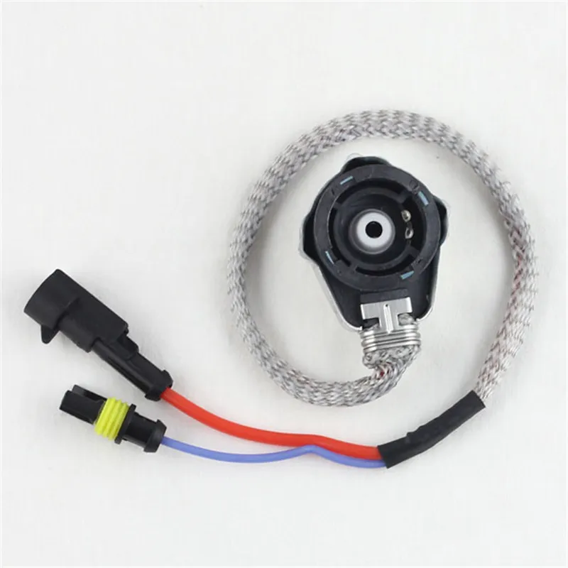 

Rockeybright 2pcs d2s hid xenon wire amp adapter d2r d2c d2s bulb socket xenon hid harness relay d2s hid xenon wire cable holder