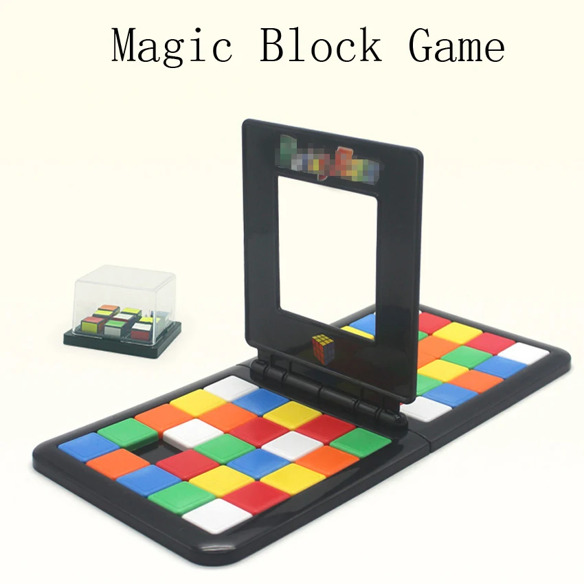 Волшебный кубик-Головоломка Куб 3D головоломка гоночная доска с кубиками игра дети взрослые обучающая игрушка родитель-ребенок двойная