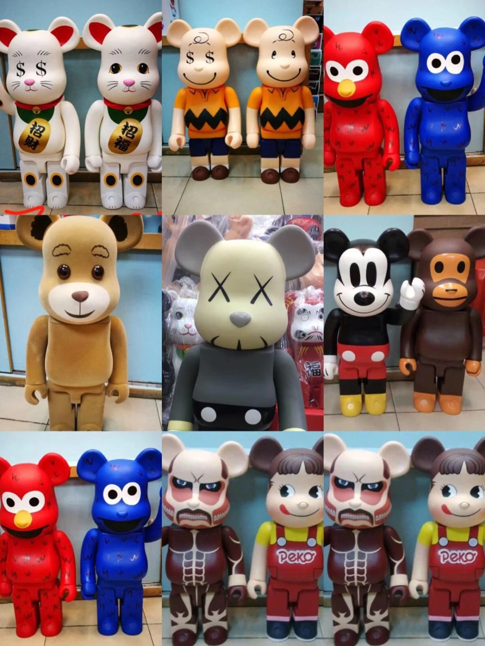 Bearbrick Be@rbrick Vinyl Doll Fashion 