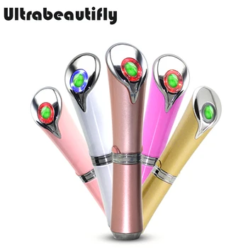 

High Frequency Vibrating Electric Anion Nutrient Infusion Anti Aging Wrinkle Remove Eye Beauty Apparatus With Natural Jade Stone