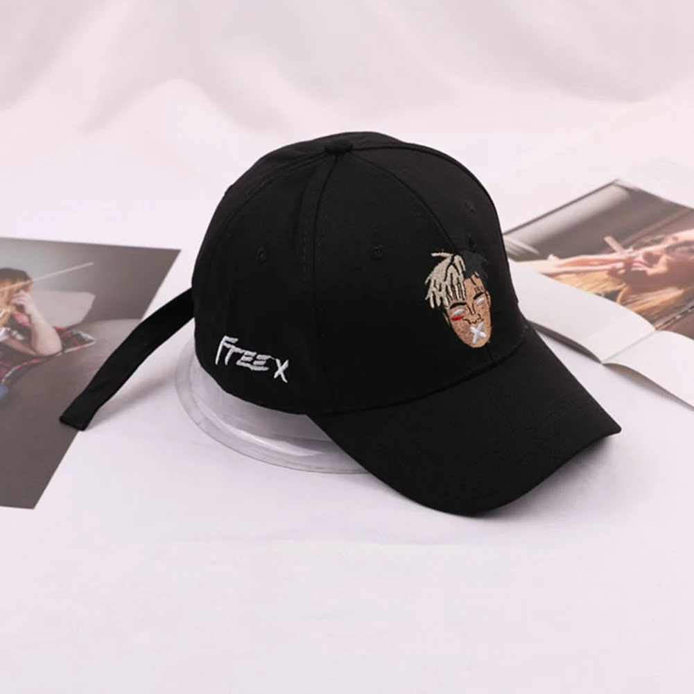 

High Quality Cotton Singer xxxtentacion Cap For Men Women Hip Hop Dad Hat Baseball Cap Bone Garros