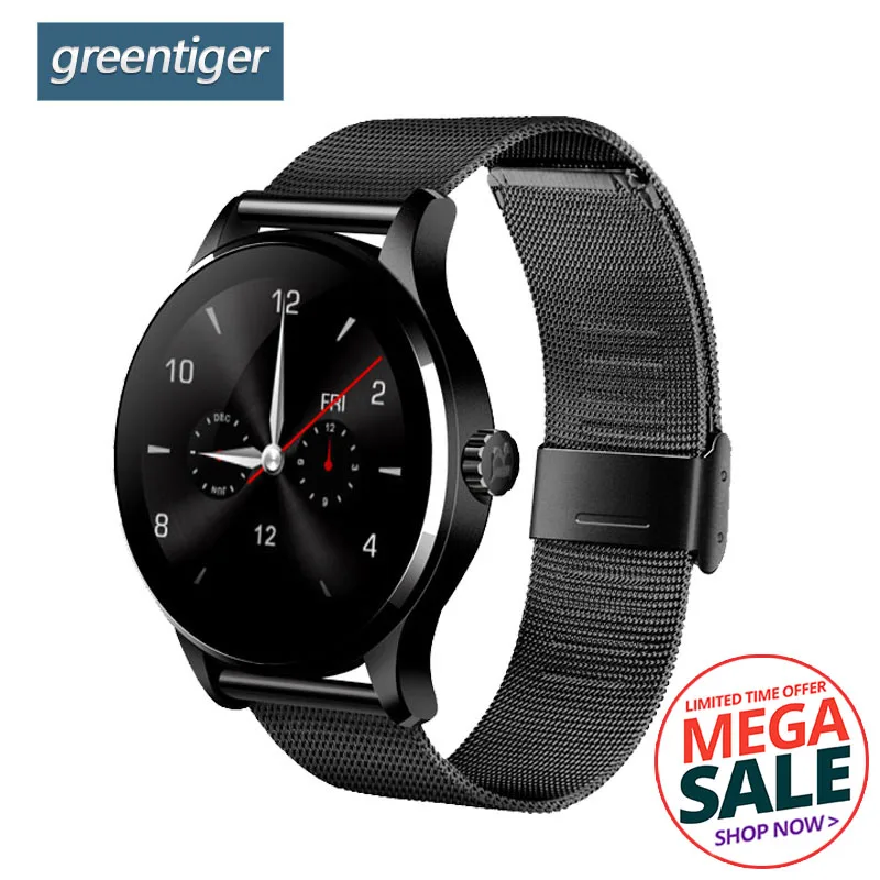 Greentiger K88H Bluetooth Smart Watch Heart Rate Monitor Fitness Tracker Smartwatch Sport Smart Bracelet For Android IOS