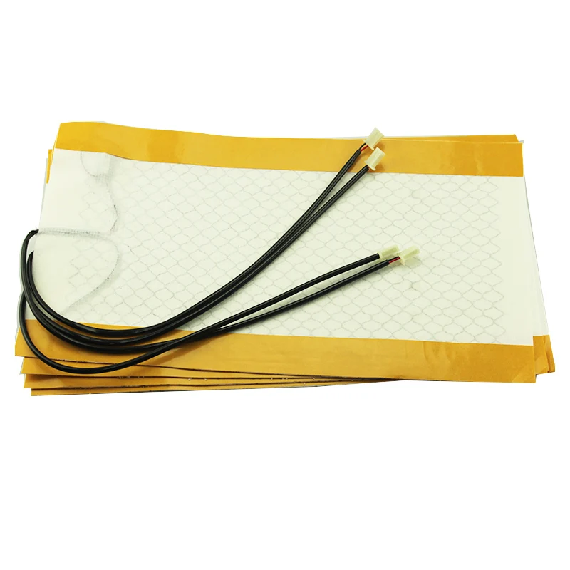 

2pcs/1 seat No switch small Flower installed car seat heater carbon fiber heated pads seat warmer carbon001