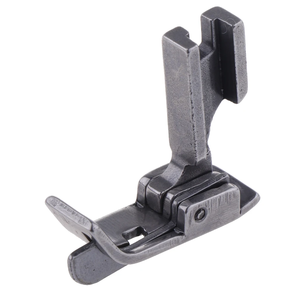 Silver Steel Industrial Sewing Machine Feet Hinged Presser Foot Sp-18 with Right Guide  Size 1/32 1/16 1/8 5/32 3/16 1/4