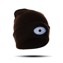 Мощный светодиодный свет унисекс Шапка-бини с USB перезаряжаемые для кемпинга пеших прогулок GDD99