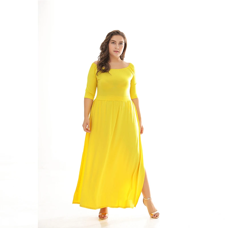 yellow cocktail dress plus size
