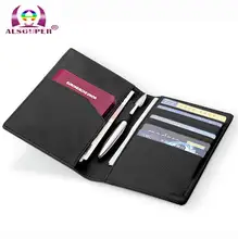 Modern-luxusmarke neue 100% kuh echtes leder organizer männer brieftaschen kartenhalter lederreisepassbrieftasche frauen berühmten designer