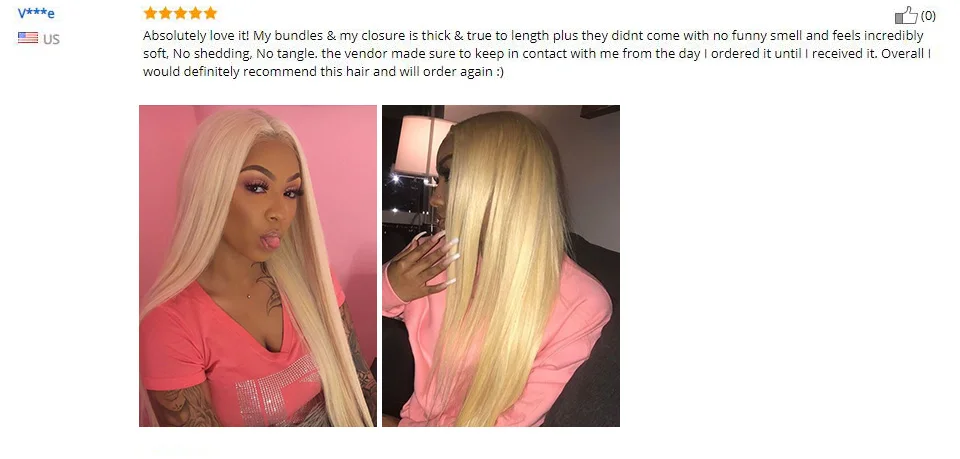 ishow blonde straight hair weave bundles (4)