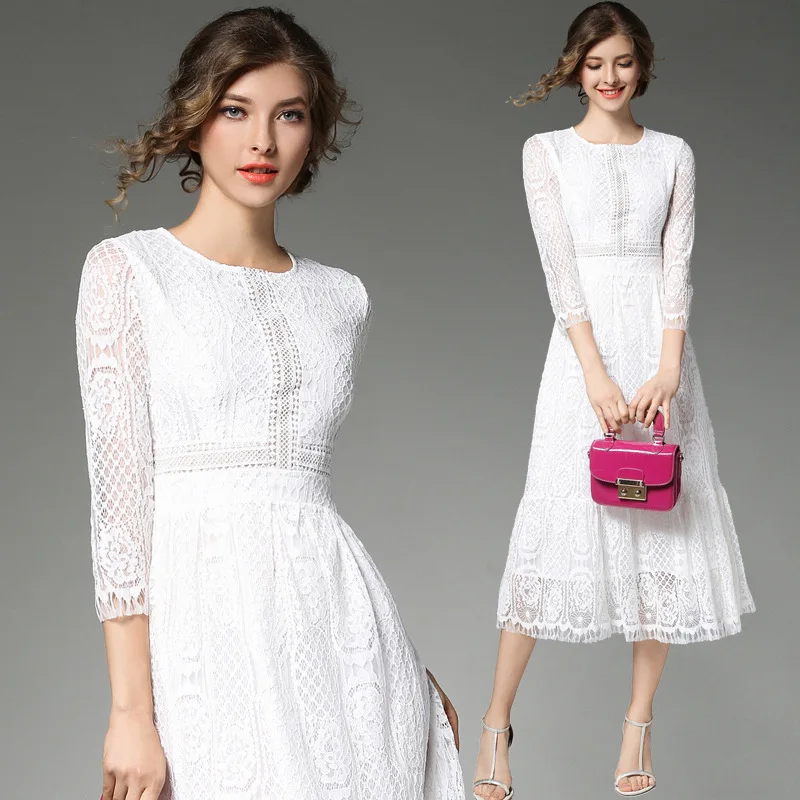 Herbst Weiss Spitze Bodycon Elegantes Kleid Frauen Herbst Schlank Vintage Kleider Partei Lange Weibliche Winter Romantische Kleid Vestidos Hight Vestidos F Dress Vestidoselegant Dresses Women Aliexpress