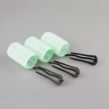 

3pcs/set Fluffy Cling Hair Rollers with Clips Wavy Styling Roller Curlers Hairdressing DIY Tools Styling Home Use Bigoudis U1150