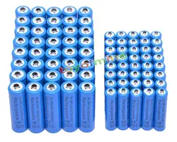 40AA + 40 AAA 1,2 V 1800 mAh 3000 mAh NiMH синий аккумуляторная батарея