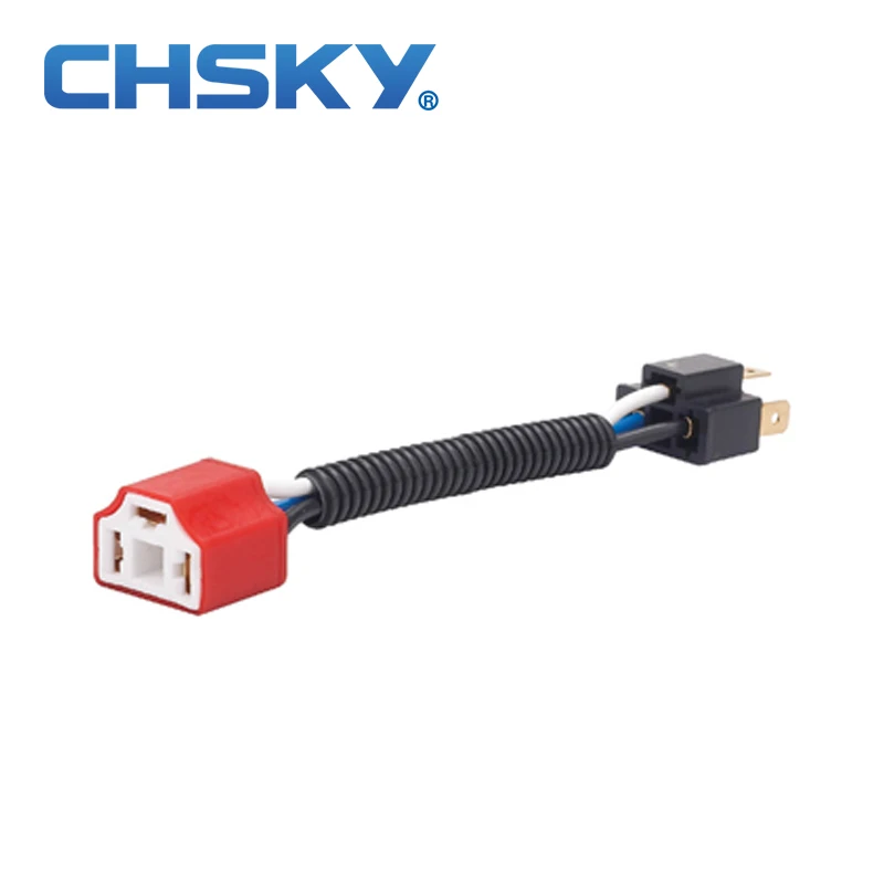 Excellent heat corrosion resistance right type H4 bulb connector male