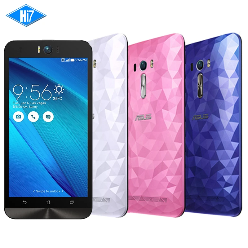 Image New Original Asus Zenfone Selfie ZD551KL Mobile Phone Octa Core MSM8939 5.5 inch Screen FDD 4G Front Camera 13.0Mp 3000mAh