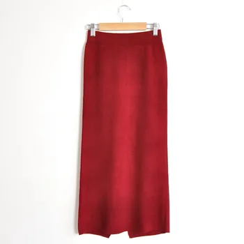 

Discount during the spring and autumn winter Spread out the fork under pure color package hip woman colthing