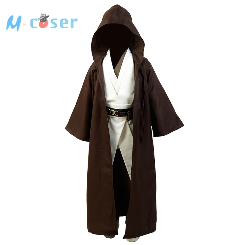 Obi Wan Cosplay Costume Jedi Robe Obi Wan Kenobi Tunic Cloak Halloween Carnival Costume Child Kids Full Set Star Wars Costume Cosplay Costumejedi Robe Aliexpress