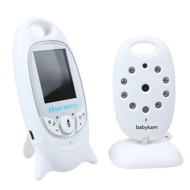 

babykam vigila bebes detector fetal 2.0 inch LCD IR Night vision Intercom 8 Lullabies Temperature monitor vigilabebe video nanny